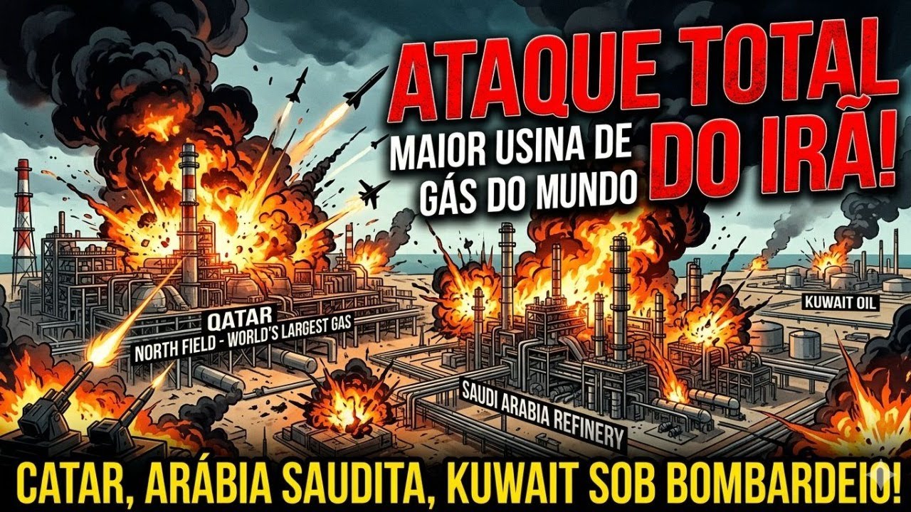 URGENTE | IRÃ ATACA MAIOR USINA DE GÁS DO MUNDO NO CATAR