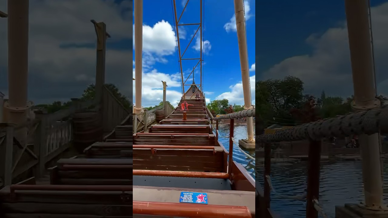 Pirate ships have our hearts 🧡 #pirateships #amusementpark #themeparkfun #themepark #ride