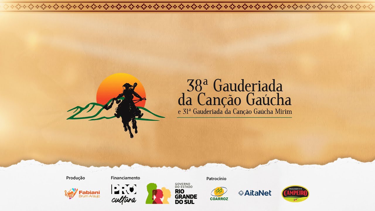 38ª GAUDERIADA DA CANÇÃO GAÚCHA - GRANDE FINAL