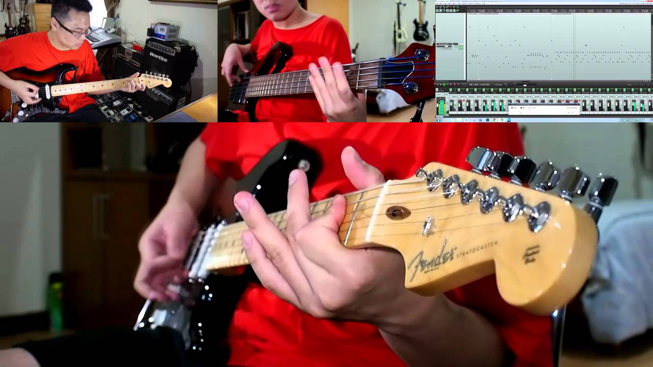 DenganMu Tuhan - Guitar and Bass Instrumental Cover - True Worshipper - by Gary Wiryawan
