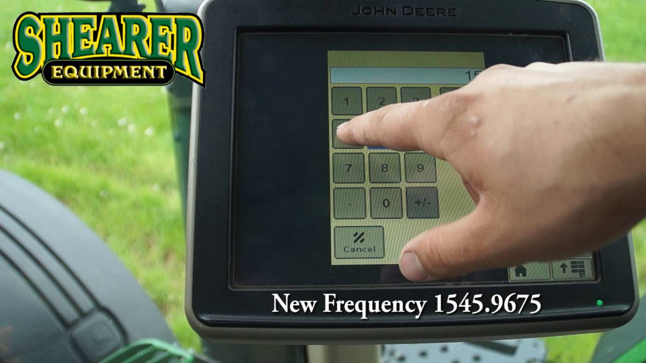 Shearer Equipment Quick Tip Series - New Frequency for Starfire 3000 and ITC Receivers