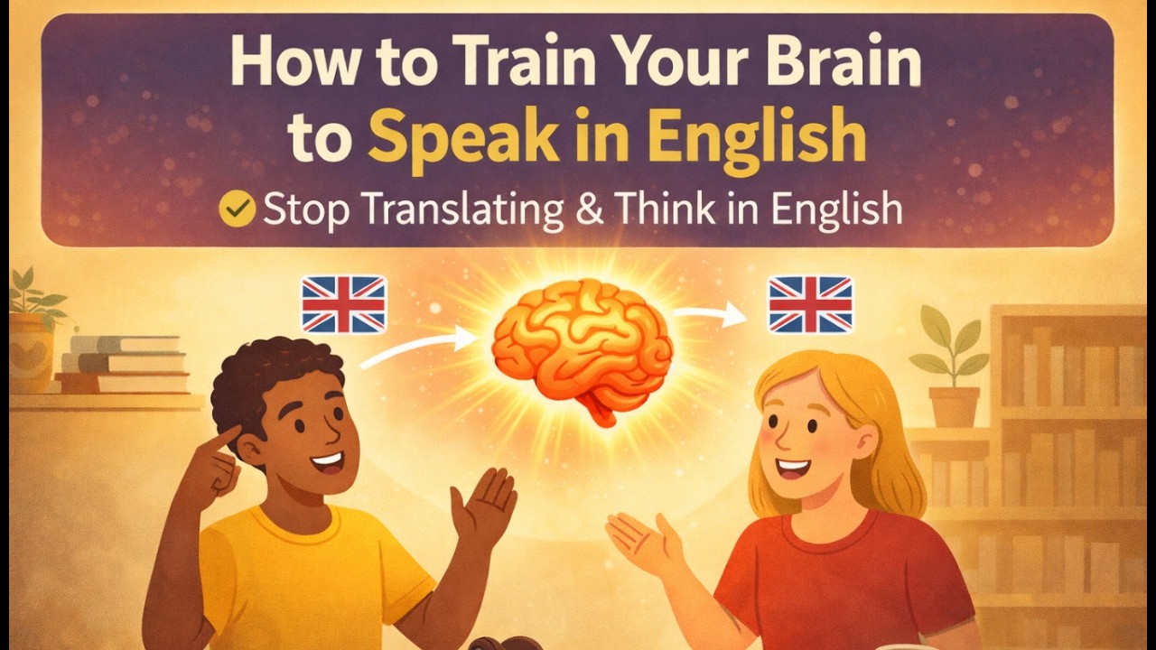 How to Train Your Brain to Speak in English | Stop Translating & Think in English | English Podcast