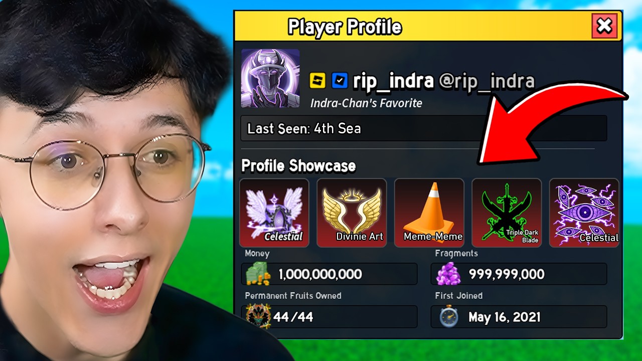 J'ai Trouvé les Comptes les Plus RARES de Blox Fruits ! (divine art, celestial, sea4)