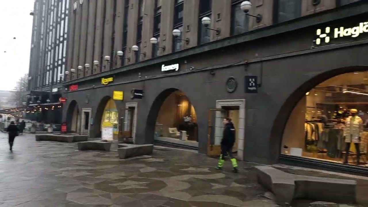 180 degree view of Helsinki on a gloomy weather.