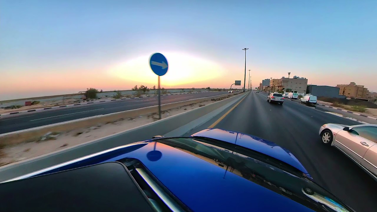 Khobar to Dammam of King Faisal Road daytime  طريق الخبر الدمام شارع الملك فيصل صباحا