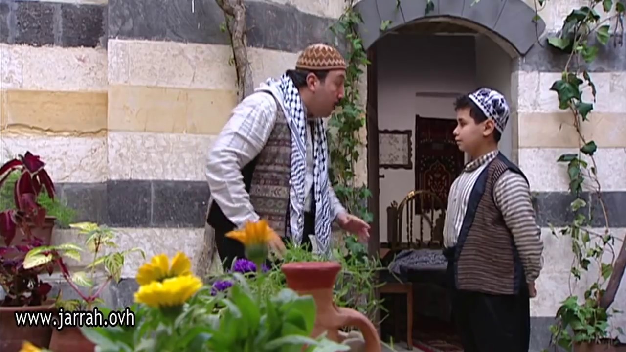 باب الحارة - ابو بدر و فوزية - رايحين مشوار دير بالك عالبيت يا رجال !!  محمد خير جراح و شكران مرتجى