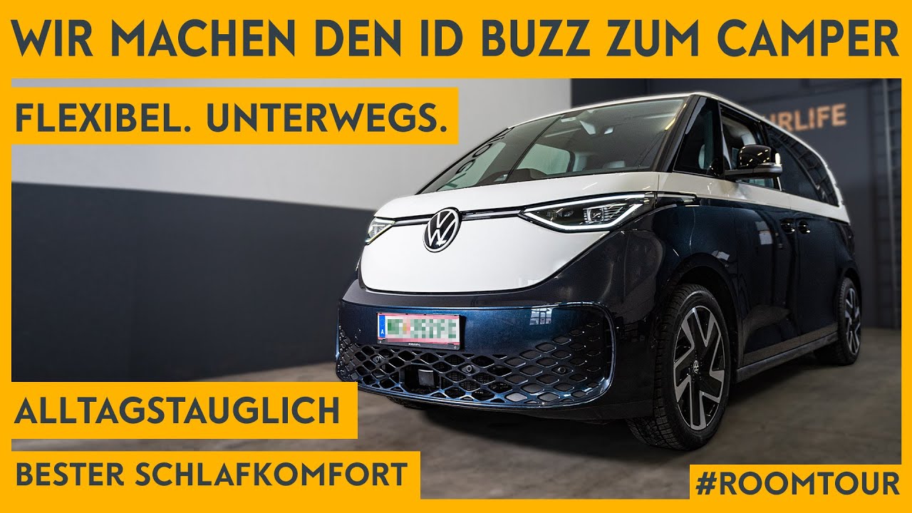 Der VW ID BUZZ jetzt auch als Campervan