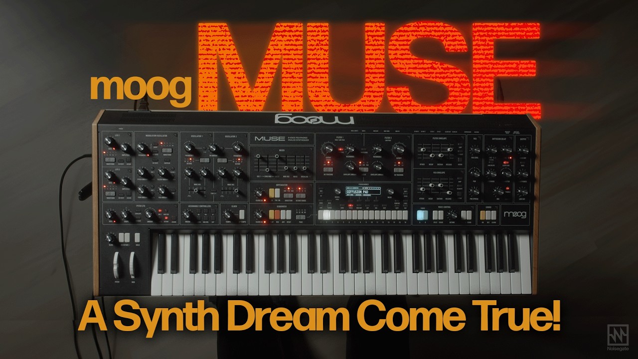 Обзор синтезатора Moog Muse 8 Voice Poly: описание функций арпеджиатора, секвенсора и стереопанор...