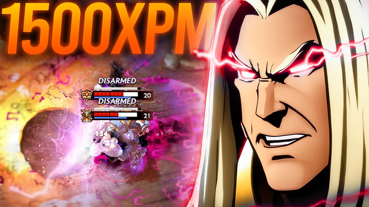 Wex Facet Invoker INSANE 1500 XPM Game vs Earthshaker Mid | Dota 2 Invoker