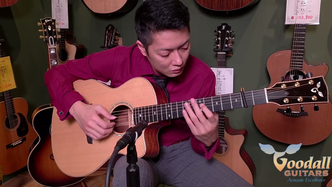 Chris Fingerstyle COVER 伍伍慧《First Light》｜Goodall KGCCSS Master Sitka × Curly Koa 的極致甜美音色