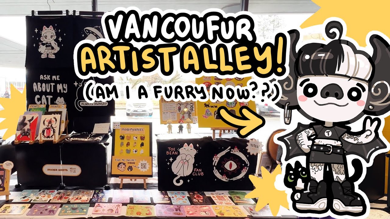 ART VLOG ✦ first time selling at a FURRY CONVENTION! | self employed illustrator
