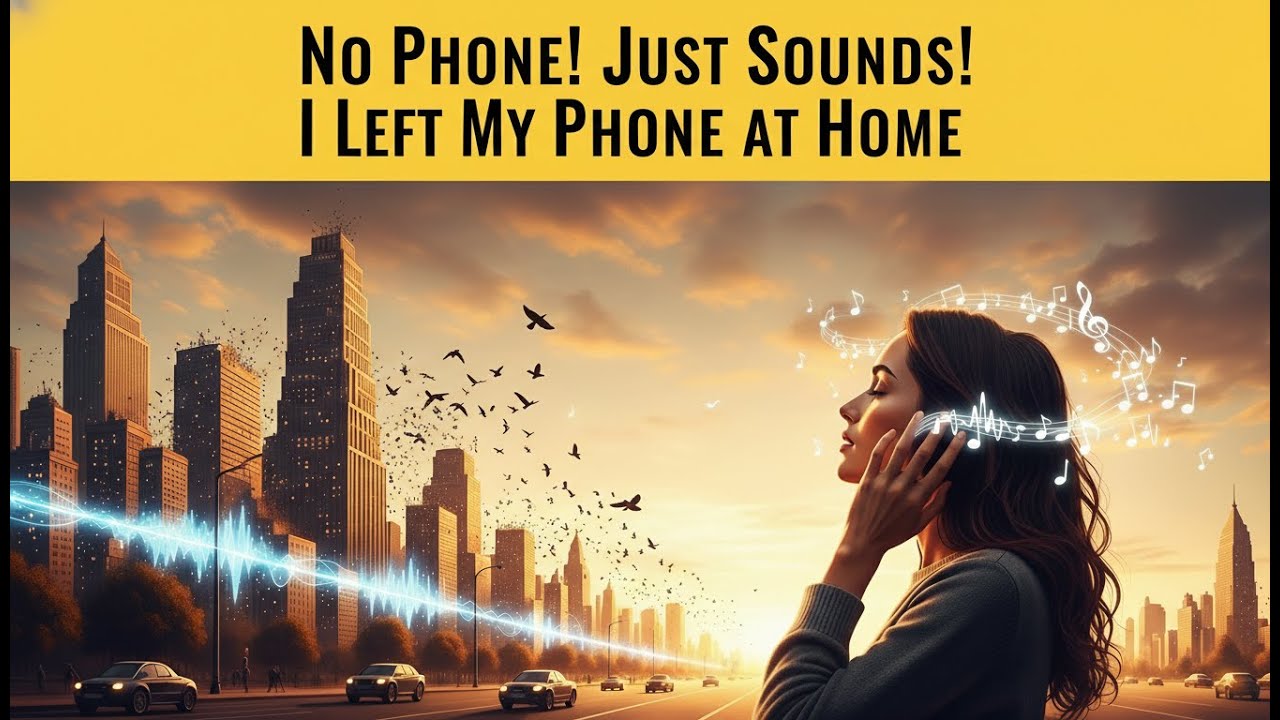 My Day Without Phone: How I Discovered My City's Soundtrack? | English Listening Practice!