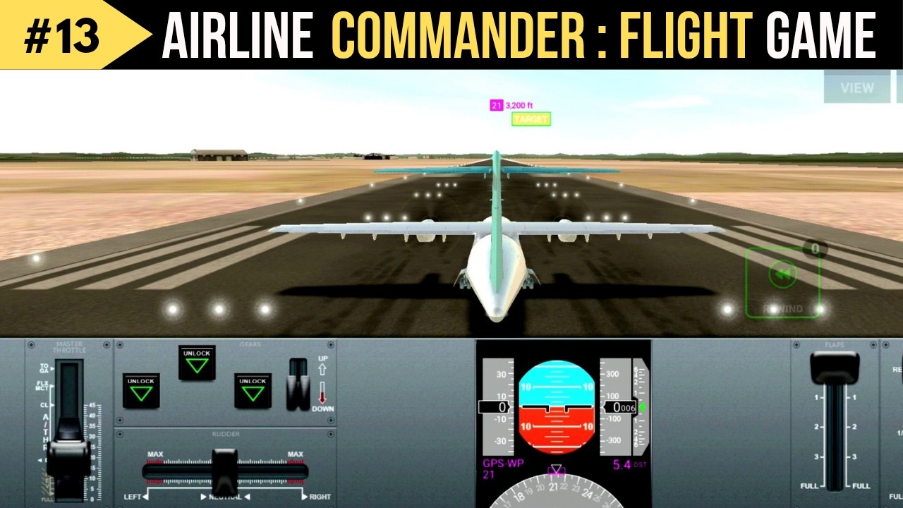 Real flight airplane city pilot simulator - flight simulator game mobile - android gameplay