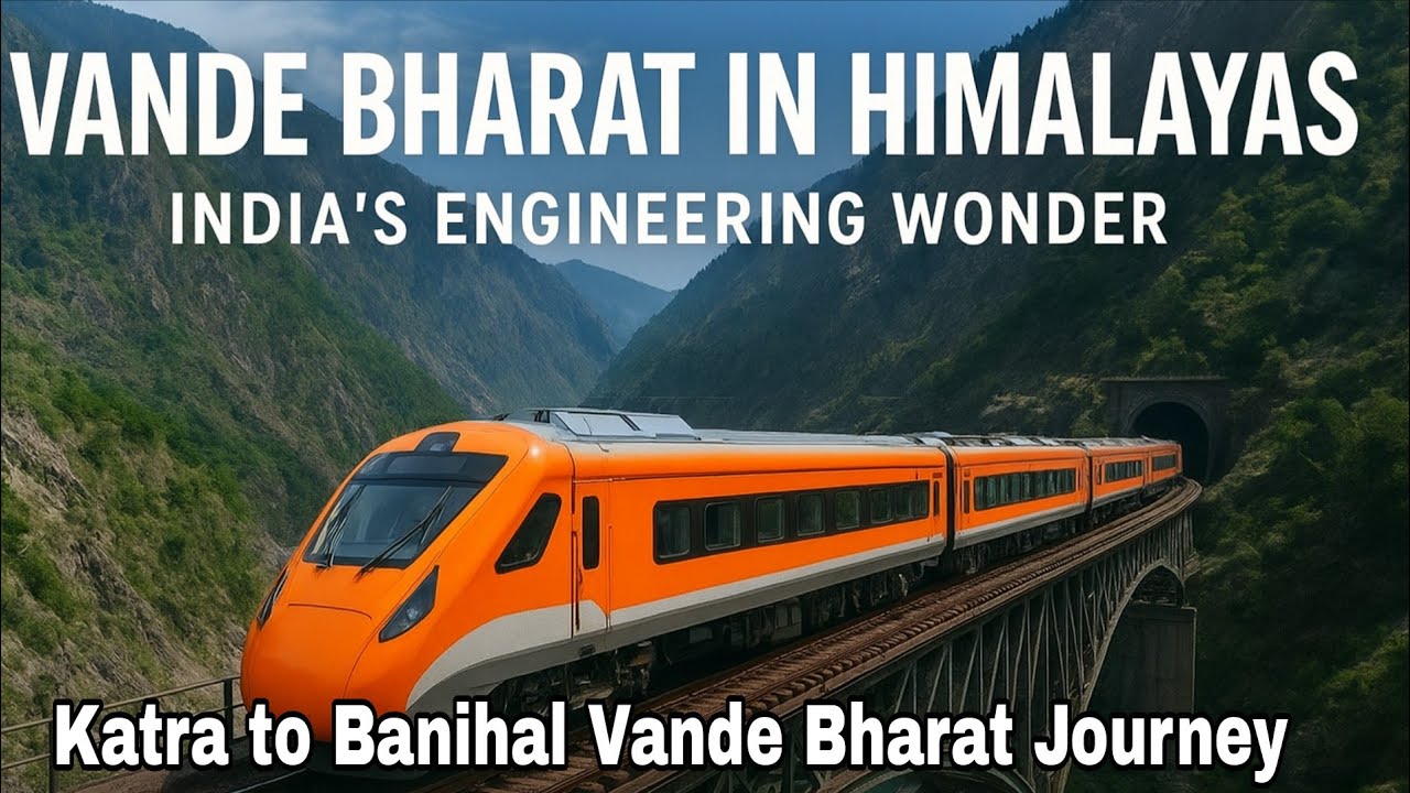 #usbrl India’s Engineering Wonder | Vande Bharat Journey from Katra to Banihal 