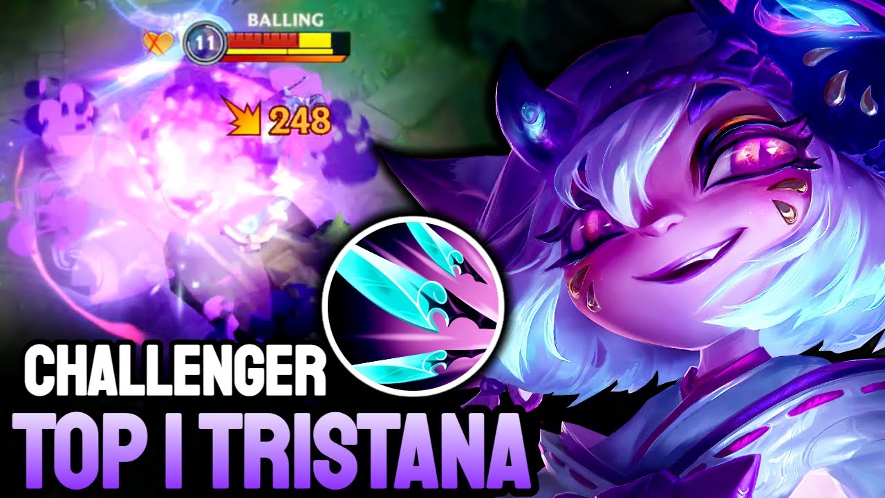 WILD RIFT TRISTANA - TOP 1 TRISTANA GAMEPLAY - CHALLENGER RANKED