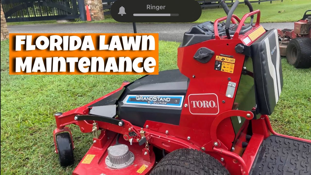 2023 Florida Lawn Maintenance #7 ( day 1 demo Toro Grandstand Revolution )