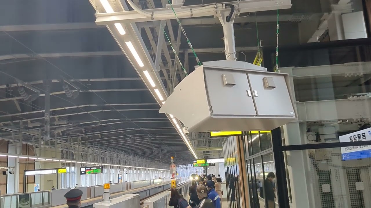 芦原温泉駅かがやき507号敦賀行き　接近〜発車まで