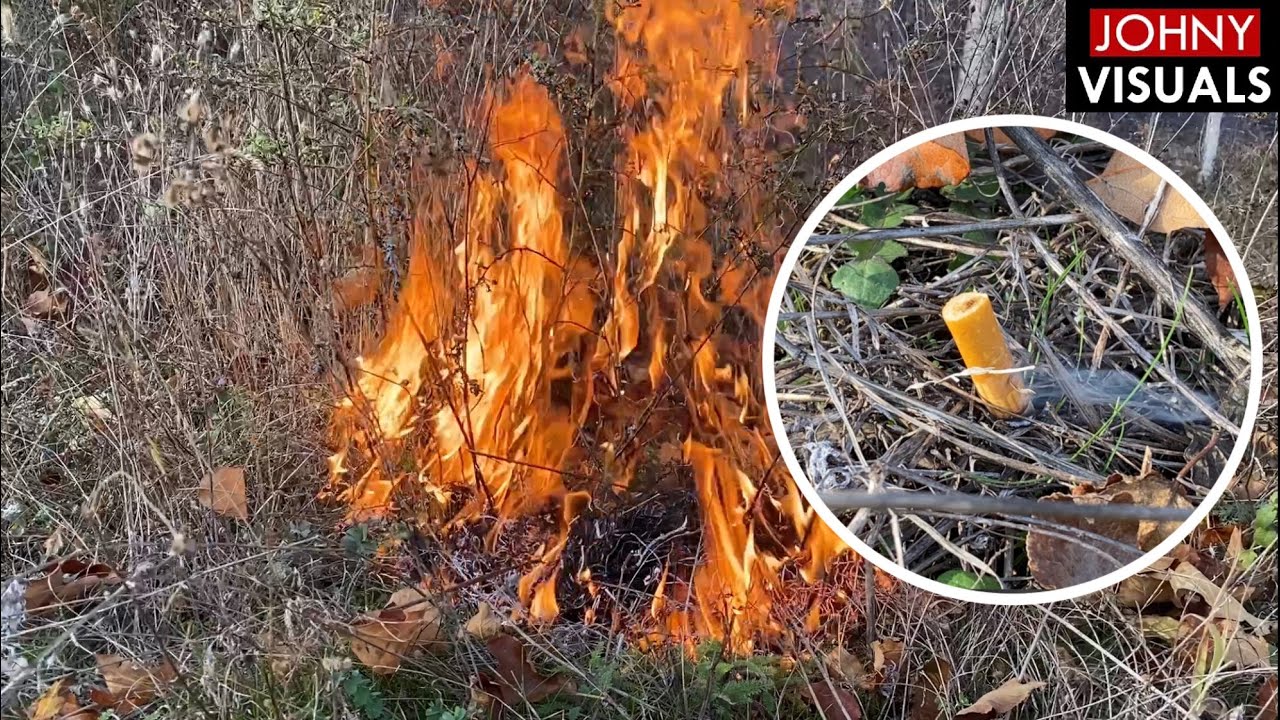 Cigarette : How quickly a Fire can Start (Don't do this in nature)
