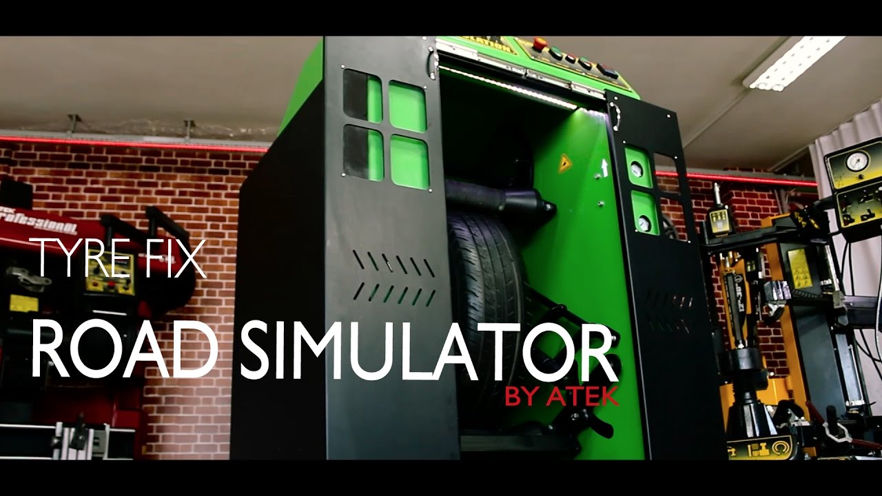 Tyre Fix Road Simulator By Atek Makina - Teaser and User Video