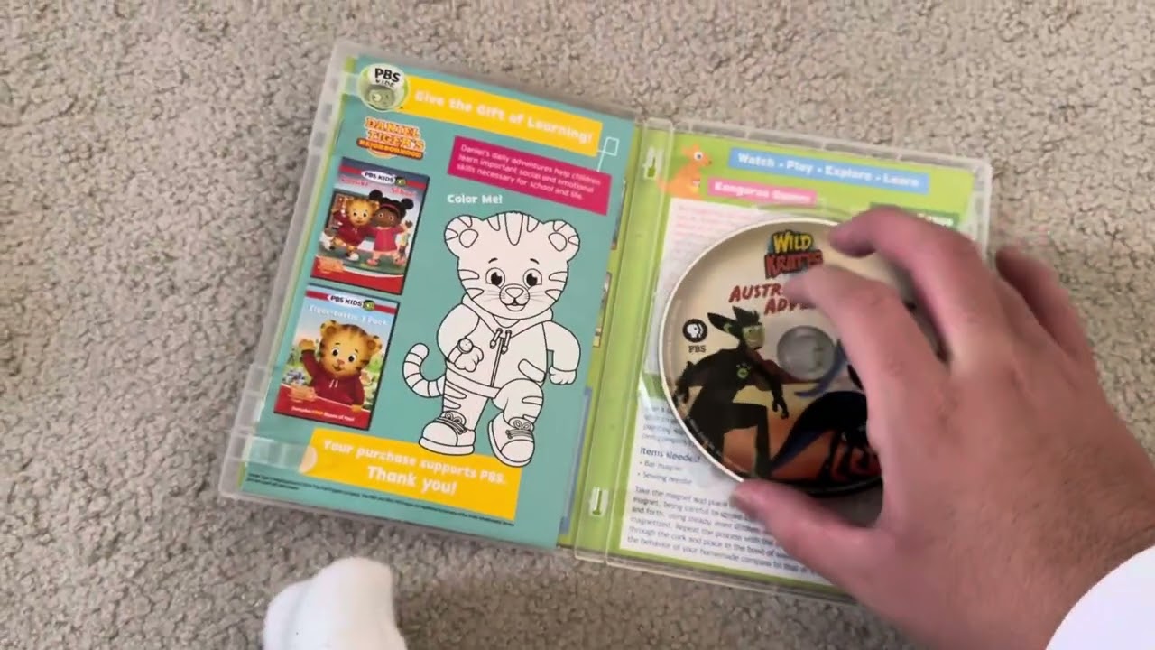 My wild Kratts DVD collection