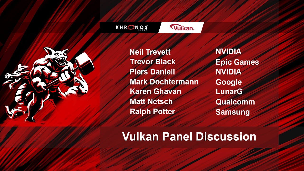 Vulkanised 2026: Vulkan Panel Discussion