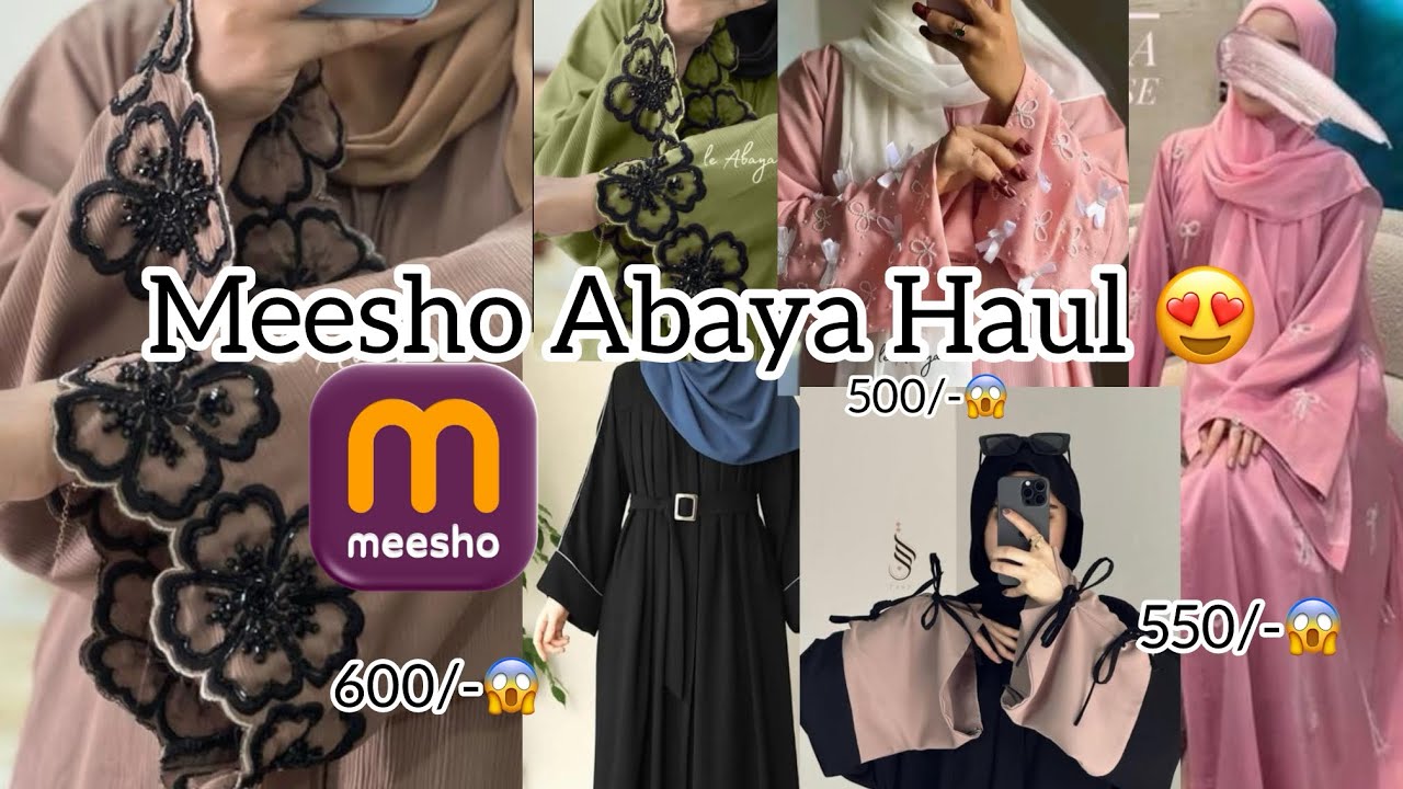 Meesho Viral Abaya Under ₹800/- 😍😱 Cheapest Abaya Haul 💸😍 ❗️Must Watch ❗️@Fauziakhan44