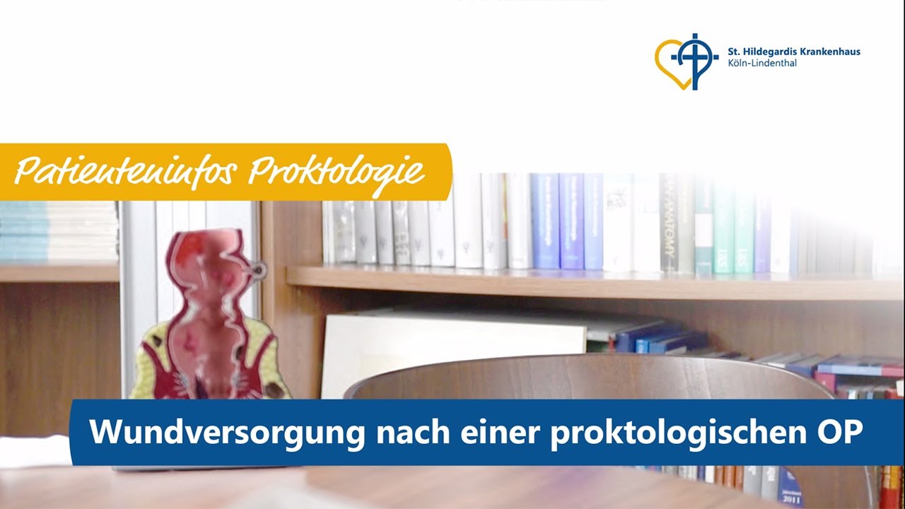 Patienteninfos Proktologie: Wundversorgung nach der Operation