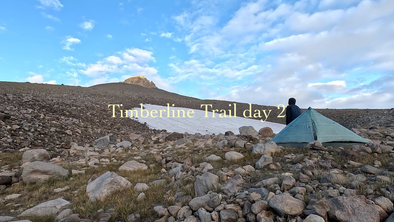 Backpacking Mt Hood, Timberline trail day 2