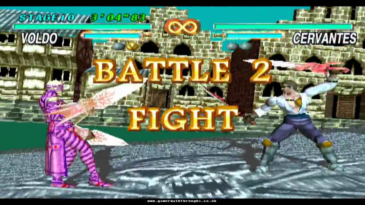 Soul blade (PS1) Walkthrough - Voldo