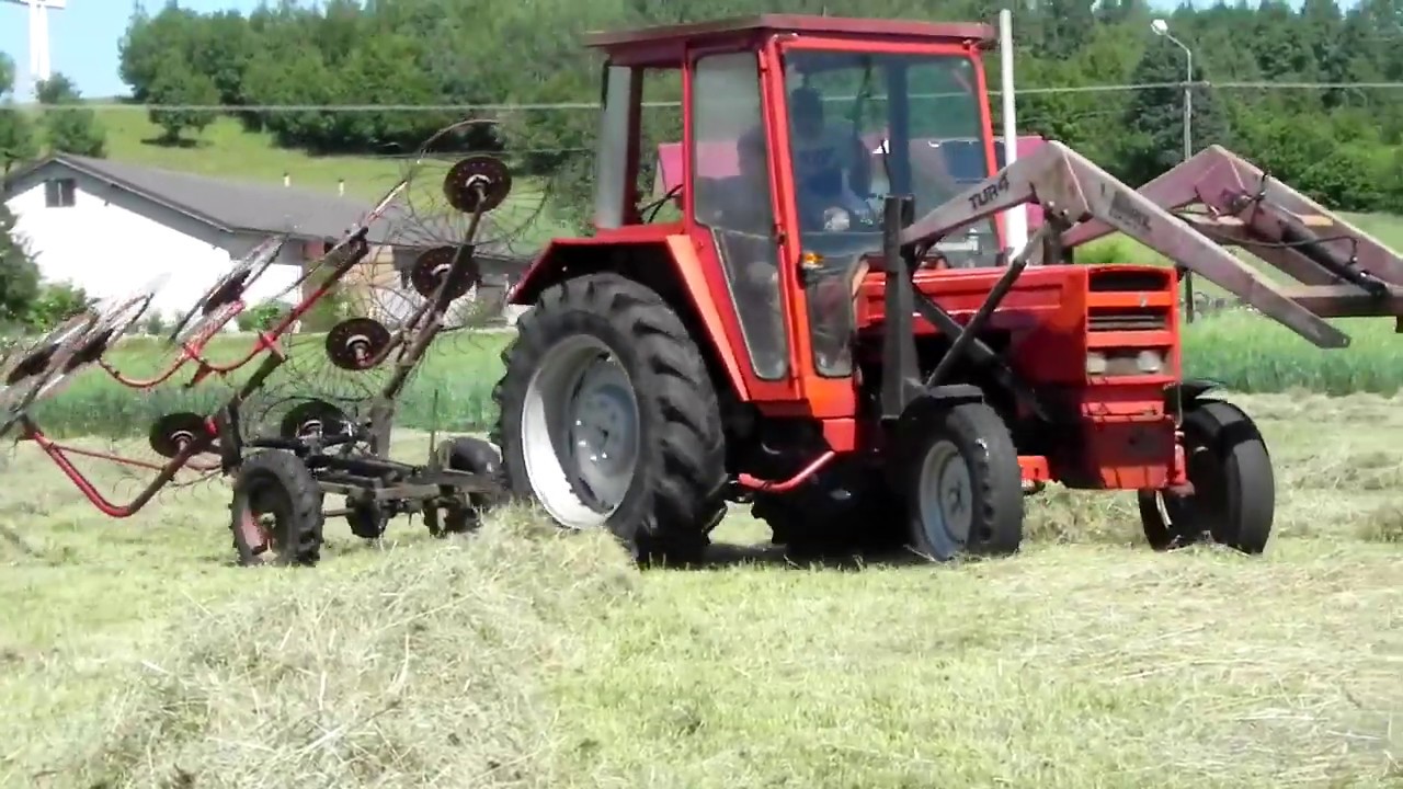 zgrabiarka v-rake własnej produkcji (samoróbka)