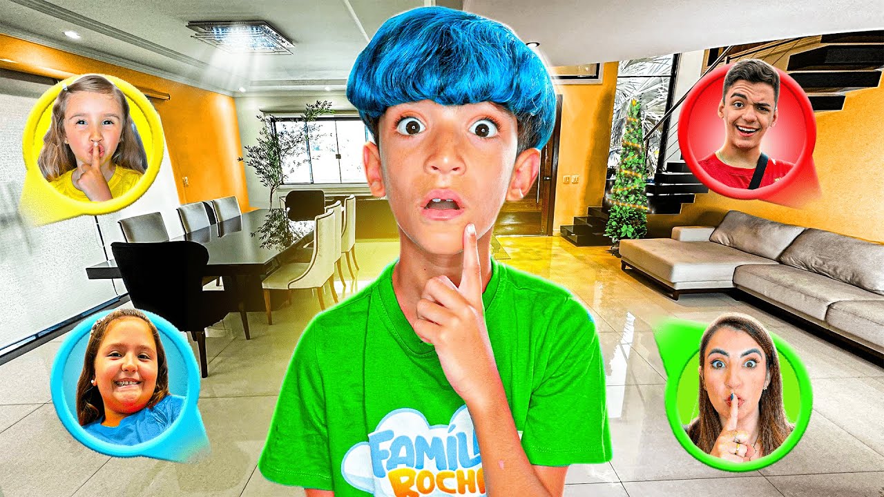 🕵️‍♂️ Desafio em família: ESCONDE-ESCONDE divertido!