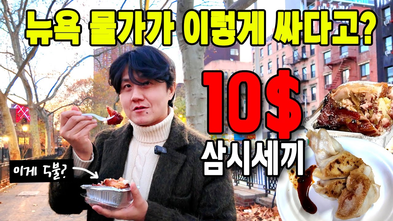 미친 물가 뉴욕에서 10불로 세끼 해결이 가능할까? 초저예산 가성비가 통하는 동네 | Impossible? $10 Feeds Me 3 Meals in New York!