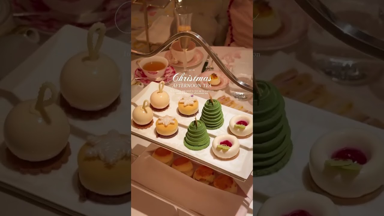 Christmas Afternoon tea in London #christmasinlondon #london #afternoontea #londonrestaurants #tea