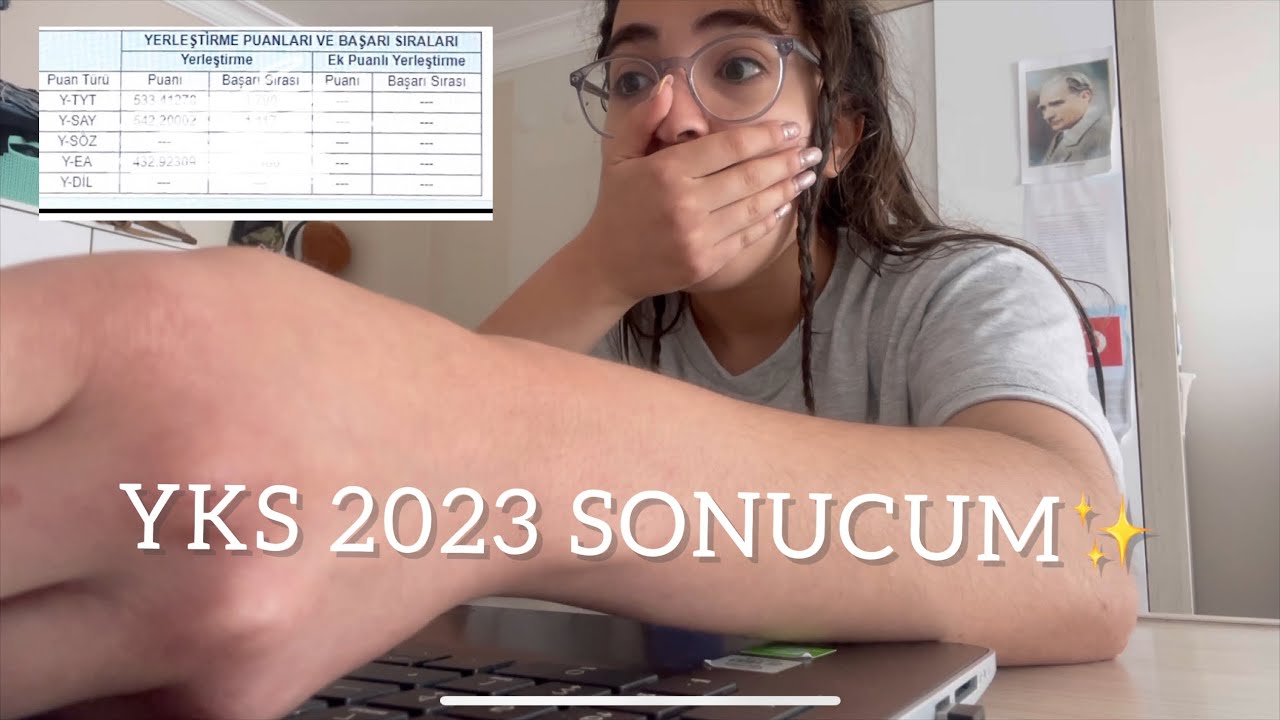YKS 2023 SONUCUM (ilk tepki)✨İlk 1000?! #ösym #yks #yks2023 #sıralama #üniversite #derece