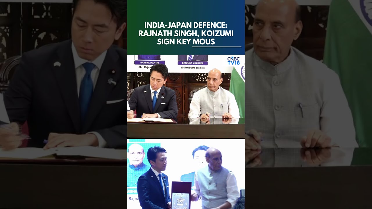 India-Japan Defence Deal: Rajnath Singh, Shinjiro Koizumi Sign MoUs To Boost Defence Ties | N18S