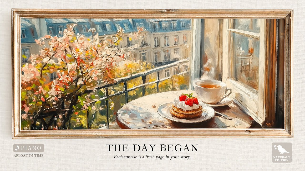 The Day Began | Piano Music with Birds Sounds | Work Study Reading Stress Anxiety Relief Relax music