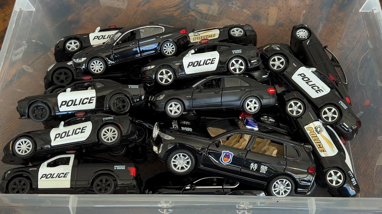 Police Cars & Black Cars &ndash; Diecast Collection Showcase 🚓⚫✨