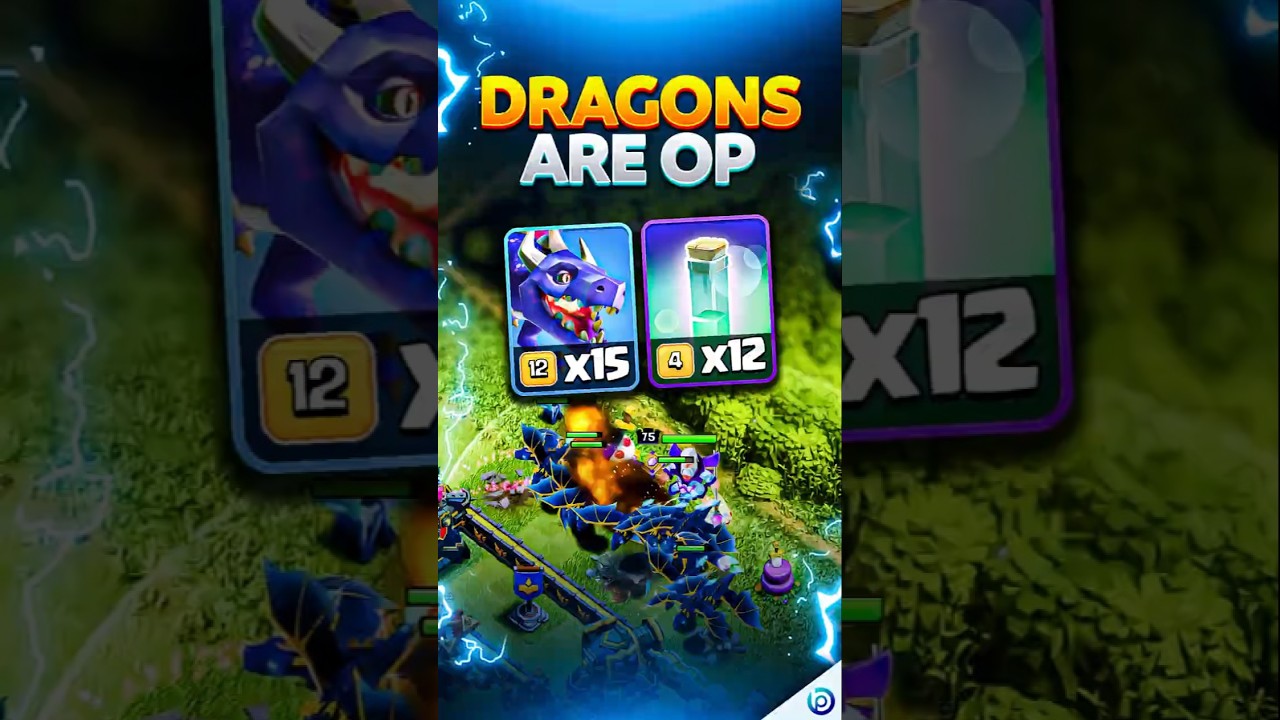 BEST TH17 Attack Strategy is RC CHARGE MASS DRAGONS