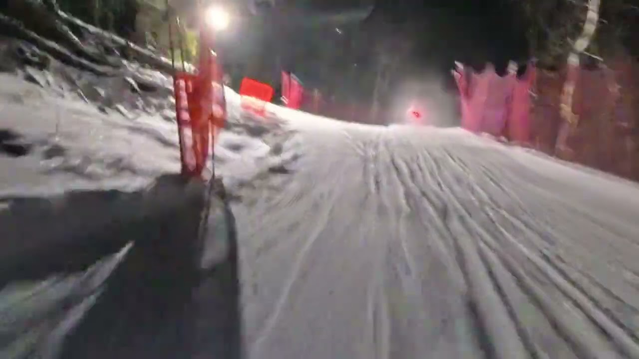 Night Sledding at Le Massif