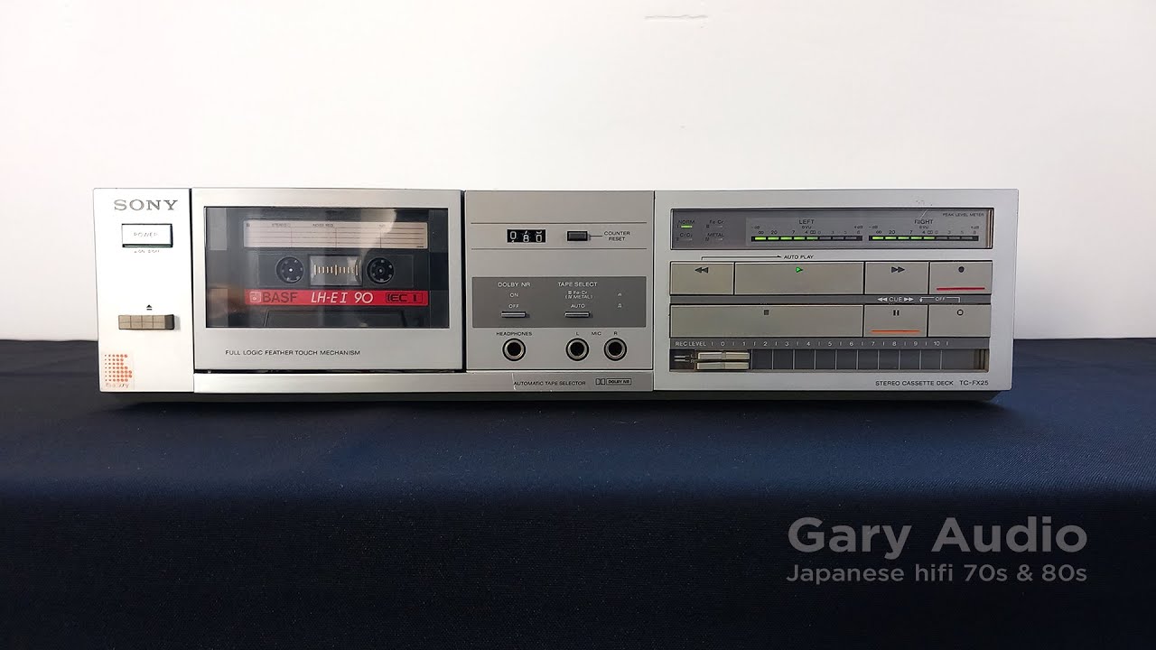 Sony TC-FX25 2-Head Single Stereo Cassette Deck with Dolby-B Japan 1983