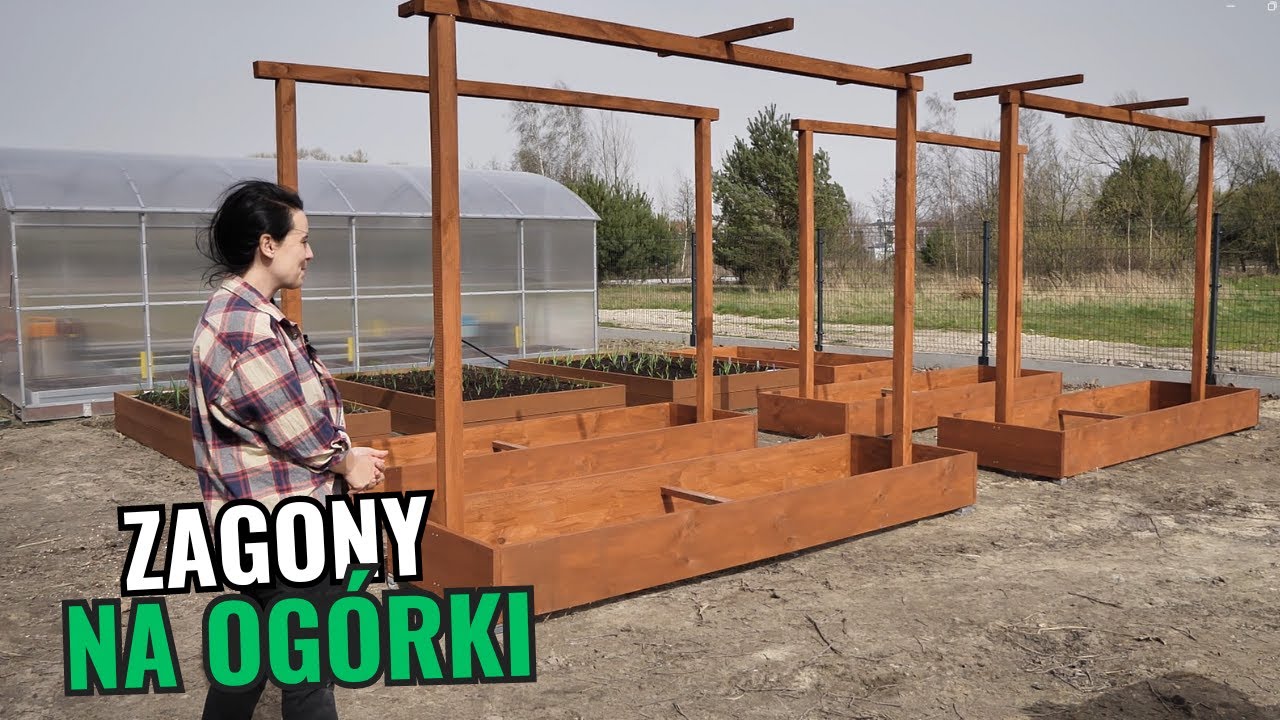 Podwyższone grządki do naszego ogrodu. Robimy zagony na warzywa.