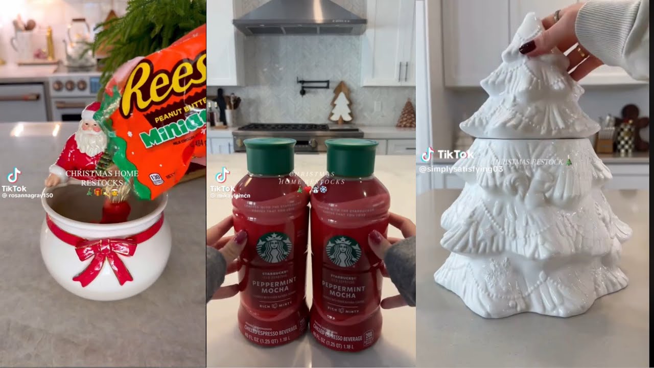 CHRISTMAS RESTOCK ASMR 2025 🎄🎅☃️ Satisfying restocks 🧸🧋❄️ TIKTOK COMPILATION 