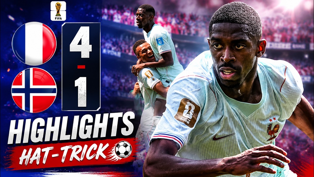 France 4-1 Norway | FIFA World Cup 2026&trade; | Match Highlights | Full HD