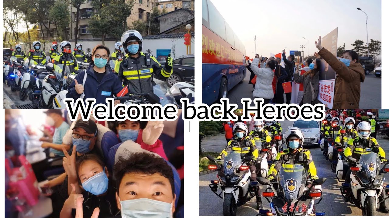 Chinese medical rescue team return home after fighting CORONA VIRUS OUTBREAK in WUHAN. *EMOTIONAL