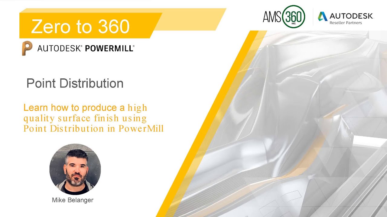 Autodesk PowerMill | How to Produce a High Quality Surface Finish Using Point Distribution