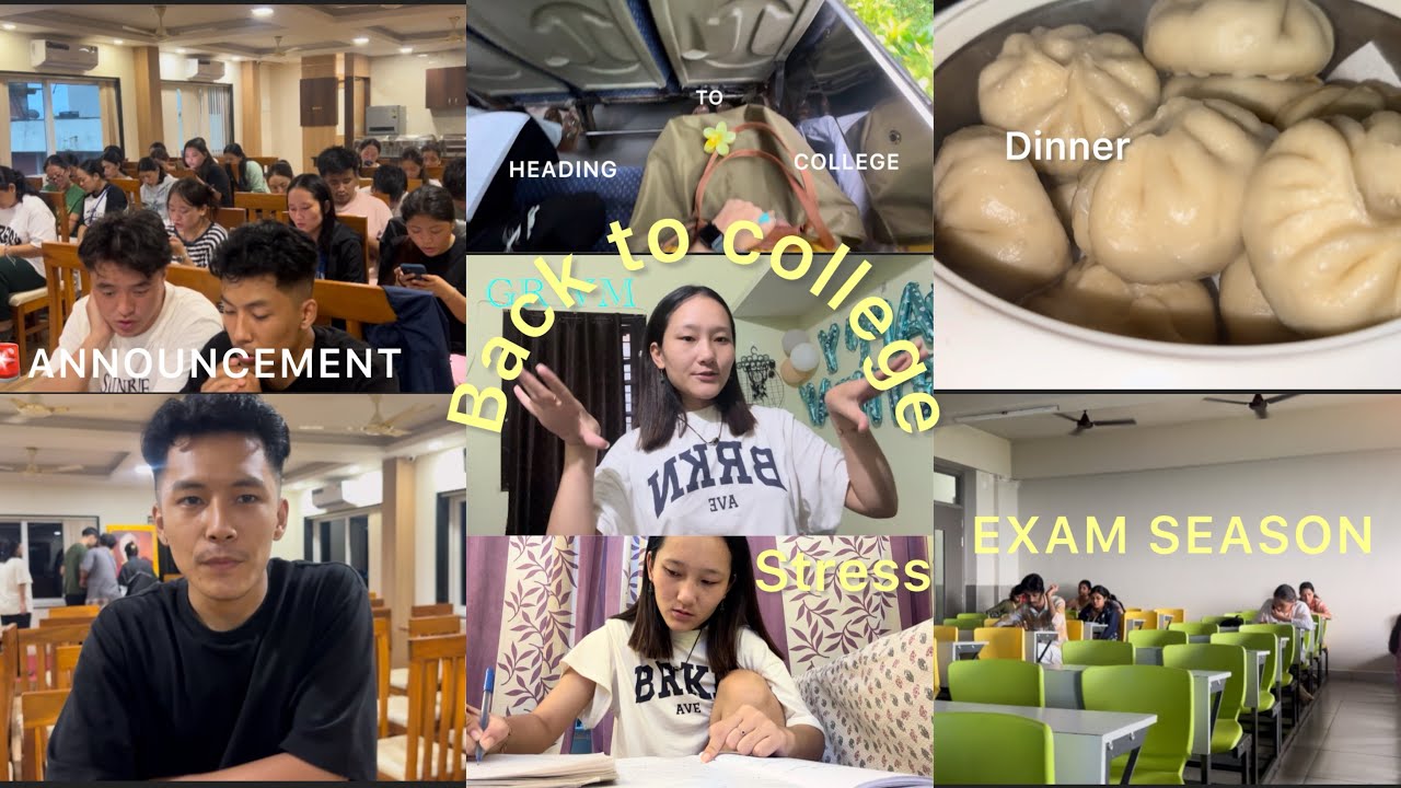 Back to college🎒|| exam time 🤯||🚨Announcement ||PBBSC || yenepoya 