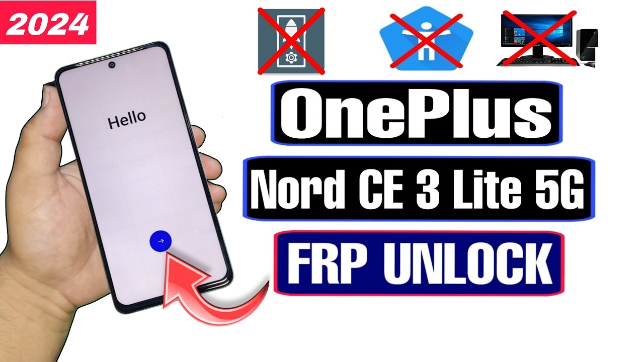OnePlus Nord Ce 3 Lite FRP Bypass Without PC | OnePlus Nord Ce 3 Lite 5G Google Account Bypass |