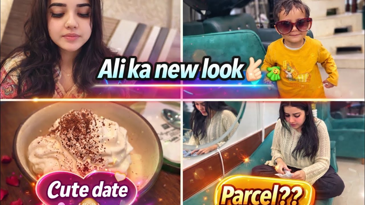 ALI KA NEW LOOK || NAINA AKBAR VLOGS