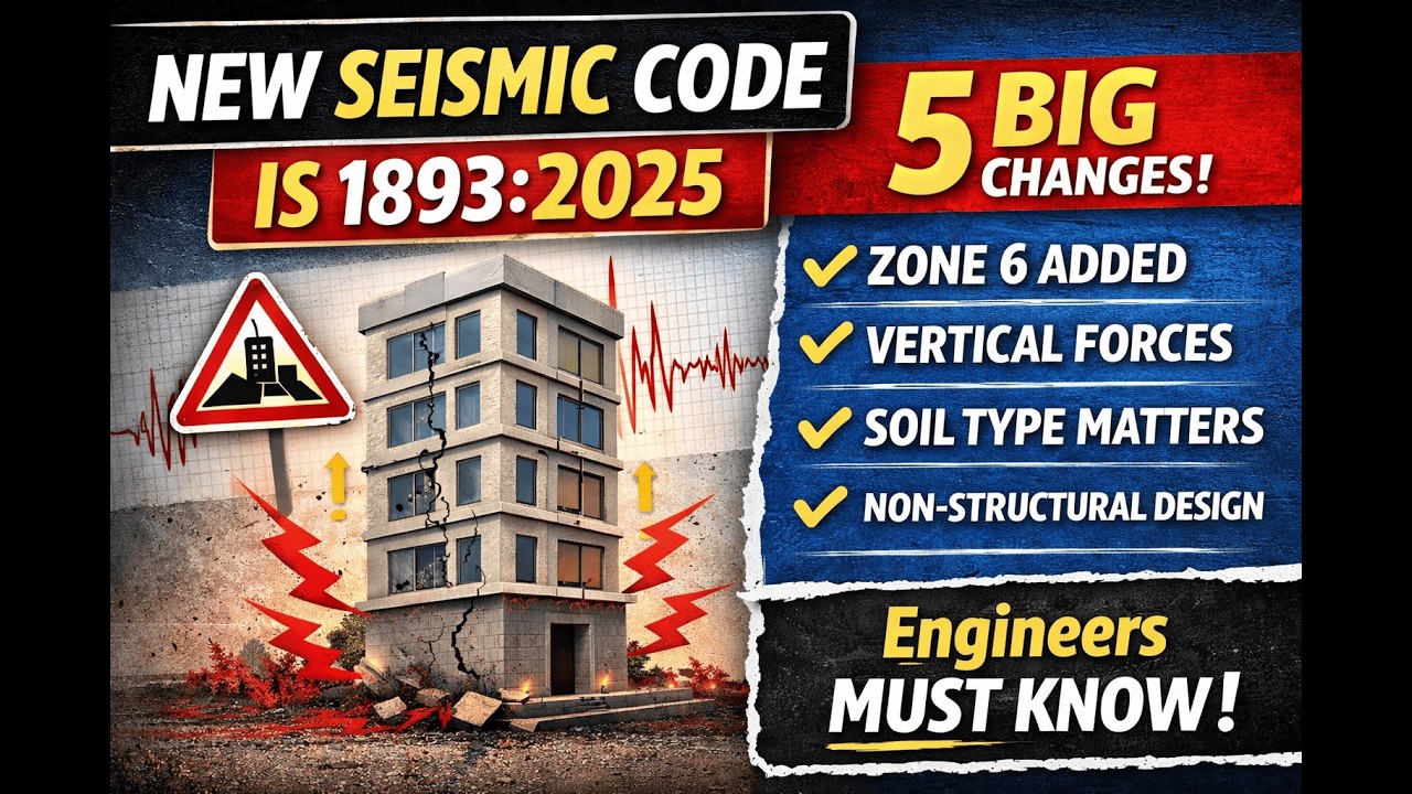 Стандарт IS 1893:2025: объяснение | 5 основных изменений в сейсмическом проектировании, которые д...