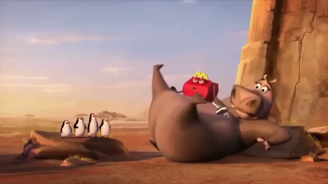 Gloria Hippo Belly Bounce with Cartoon Sound Effects